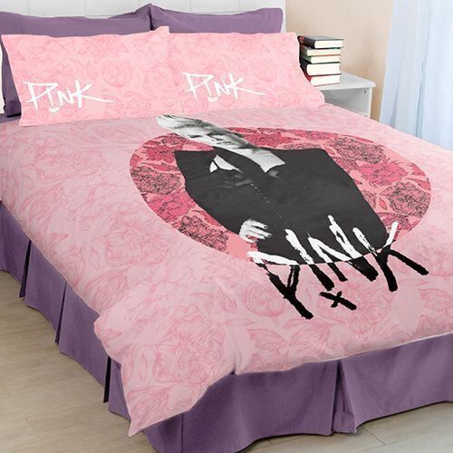 Pink Quilt Cover Set - Single Bed