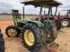 Unreserved-John Deere JD1750 Tractor with forklift attachment - 5
