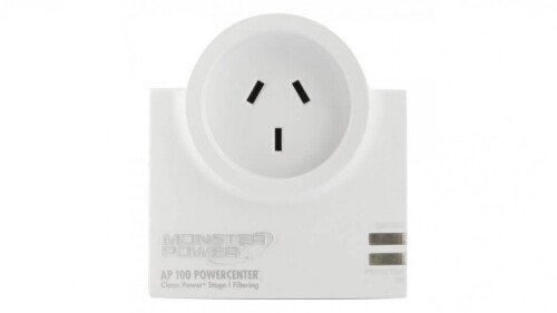 Monster Single Outlet AP100 Surge Protected Power 121896