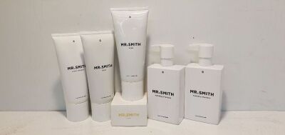 Mr-Smith Blond x2 Luxury Shampoo x1 Hydrating Shampoo x2 and Mr-Smith Creme x1