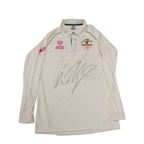 Nathan Lyon Signed Australian Cricket Team Playing Shirt