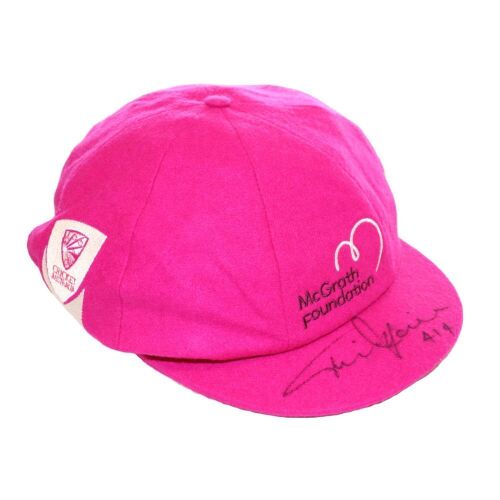 Tim Paine Australian Team Signed Pink Baggy