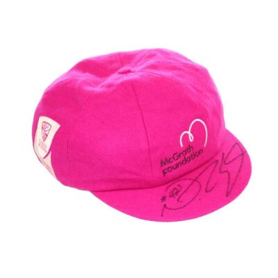 Nathan Lyon Australian Team Signed Pink Baggy