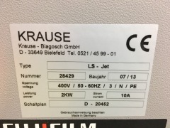 CTP System, Krause LS-Jet and Krause Blue Fin XS650 (Year 2013) S/N 28436 - 4