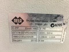 Nela Plate Bender, Type: Ecobender 1077 (2007), SN 01041-02/VR001789 - 4