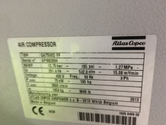 Atlas Copco AIR COMPRESSOR Type GA75VSDFF, 56723 Hours, 75kW (Year 2013) - 2