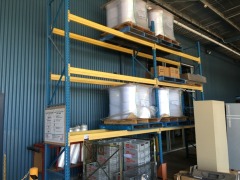13 Bays of Pallet Racking, 2 Tier, 4.2m. Buyer to arrange qualified personal for dismantling and removal - 4