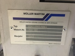 Muller Martini AUTO FEEDER, Type: 0562.0065/0064, SN 753132, Year: 2003, with Twin Unwinding Station, Type: 7540.0403.7, Year: 2005, Feed Conveyor - 3