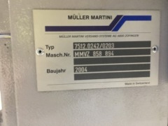 Muller Martini Manual Feeder, Type: 7512 (2004) - 2