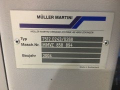 Muller Martini FLEXI ROLLER BUFFER STATION (FRB) Type: 7540 (6 Station) Unwinding - 10