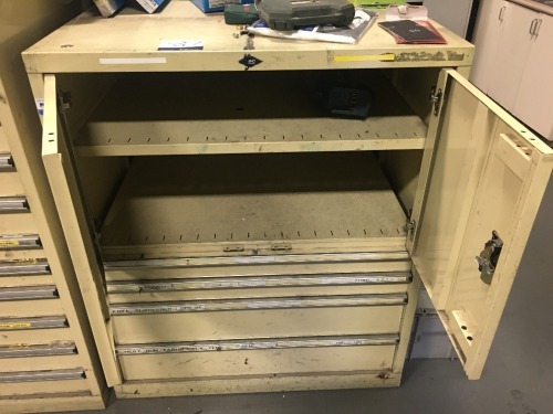 BAC Systems Tool Storage Cabinet & Contents of Hand Tools, Sockets, Riveting Tools, Tension Tester, Gas Tools