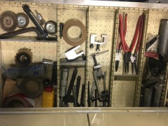 BAC Systems Tool Storage Cabinet & Contents of Hand Tools, Sockets, Riveting Tools, Tension Tester, Gas Tools - 3