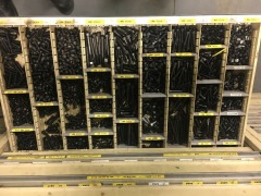 BAC Systems Tool Storage Cabinet & Contents of Small Parts, Hex Bolts, Screws, Pins, Clips (Refer Photos) - 8