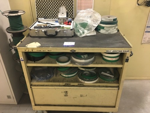 BAC Systems Tool Cabinet & Contents of Tape Joining & Rolls of Tape
