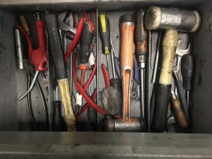 Tool Trolley with Hand Tools, Spanners, Allen Keys (Refer Photos) & Vice - 4
