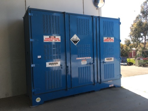 Chemical Store 3 door Storemaster 6000 Litre capacity