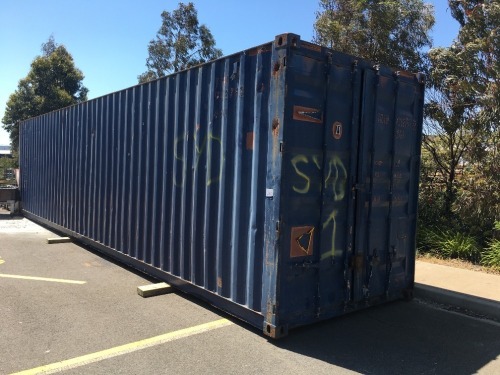 40' Shipping Container, No: TRIU9312759, Date: 1996