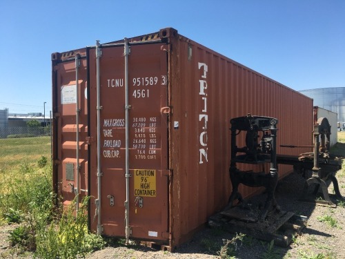 40' High Cube Shipping Container, No: TCNU9515893, Date: 2004