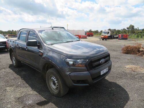 2017 Ford Ranger 2.2 4WD XL 5 Seater Dual Cab Ute, Build: 11/2017, 6 Speed Manual Transmission, 144,935Kms, Vin: MPBUMFF80HX143222