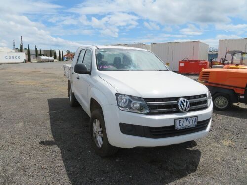 2015 Volkswagon Amarok TD1420 4WD 5 Seater Dual Cab Ute with Tray, Build: 06/2015, Automatic Transmission, 85,864Kms, Vin: WV1ZZZ2HZFA033303