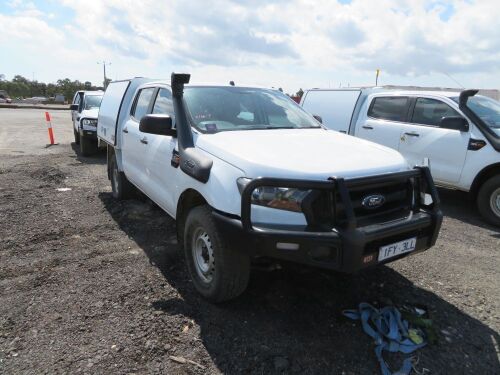 2016 Ford Ranger XL 5 Seater Dual Cab Ute Service Body, Build: 12/2016, Compliance: 01/2017, 6 Speed Manual Transmission, 103,355Kms, Vin: MPBUMEF50GX103073
