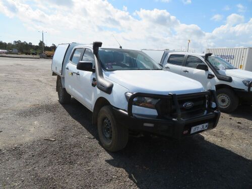 2016 Ford Ranger 3.2 4WD XL Dual Cab Ute Service Body, Build: 11/2016, Compliance: 01/2017, 6 Speed Manual Transmission, 114,203Kms