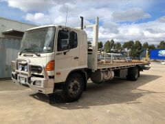 "Unreserved" - 2007 Hino Prestige GH 4x2 Tray Truck 8M Body with tailgate - 47