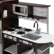 KidKraft Uptown Espresso Toy Play Kitchen - 7