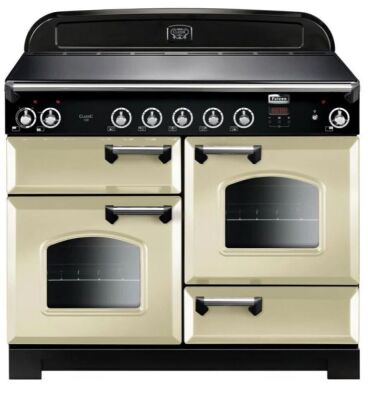 Falcon Classic 110 Induction G5 Range Cooker, Cream Chrome, Serial No: 11789206004. Never used in Shipping Crate