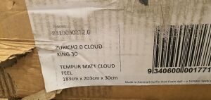 Zurich 2.0 Cloud King 30 Mattress Tempur (King) in Box - 3