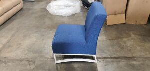 Vivin Jester Out Accent Chair/Fab-Navy Solid - 3