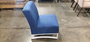 Vivin Jester Out Accent Chair/Fab-Navy Solid - 5
