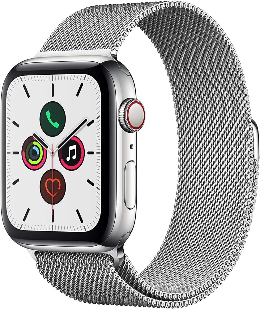 Apple Watch Series 5 (GPS Cellular) 40mm - Stainless Steel Case with Apple Watch Stainless Steel Gps Only