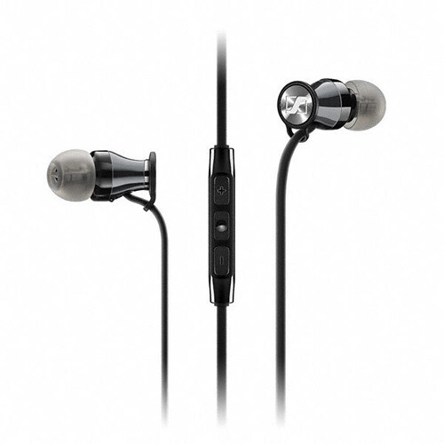 Sennheiser Momentum In-Ear Headphones (Apple iOS, Black Chrome)- 506814