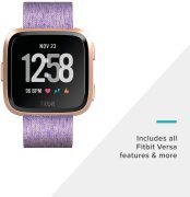 Fitbit Versa Special Edition Fitness Watch - Lavender Woven - 4124449 - 2