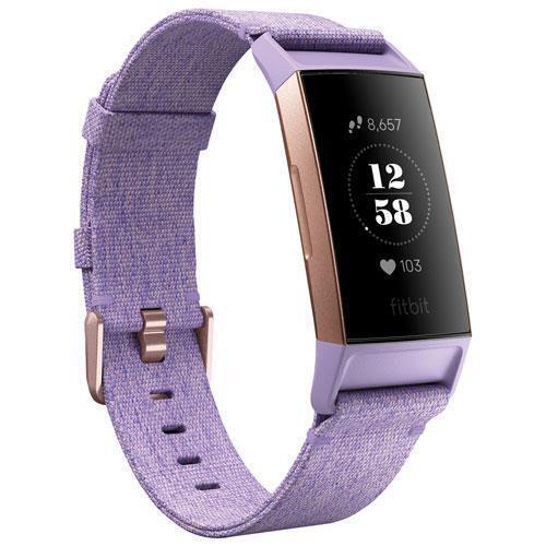 Fitbit Charge 3 Special Edition Lavender Woven - 4288358