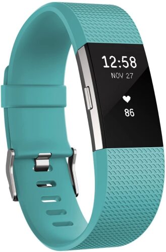 Fitbit Charge2 Teal (S) - FB407STES