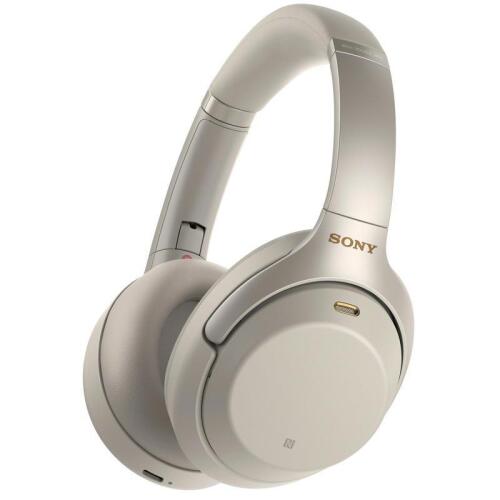 Sony WH-1000XM3 Wireless Noise Cancelling Over-Ear Headphones (Silver)