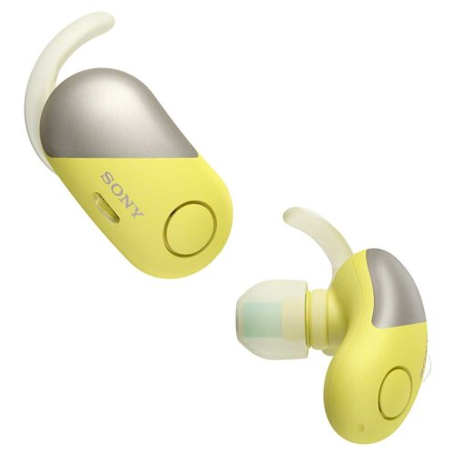 Sony WF-SP700N True Wireless Noise Cancellation Sports Earphones - Yellow - WFSP700NY