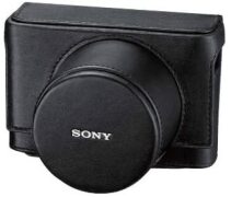 Sony LCJRXB/B Genuine Leather Jacket Case for Camera (Black) - LCJRXB *Case Only*