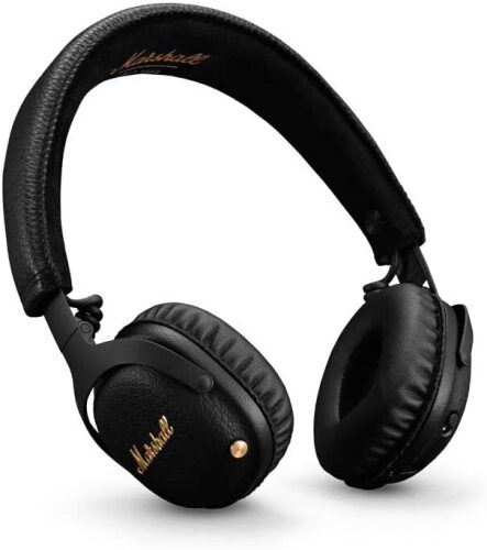 Marshall Mid Wireless Bluetooth Noise Cancelling On Ear Headphones Black - 154160
