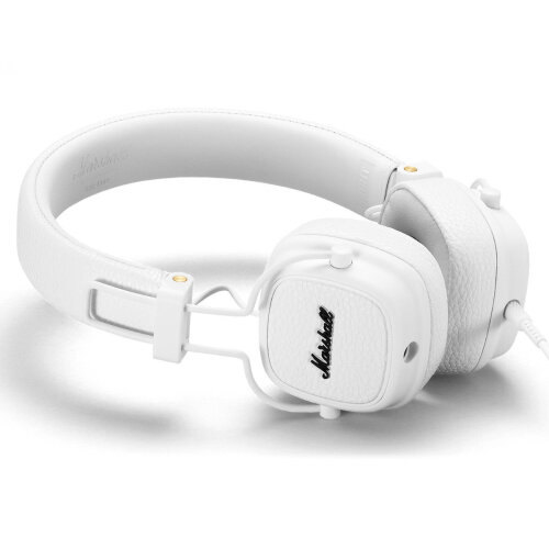Marshall Major III On Ear Wired Headphones - White - 154375