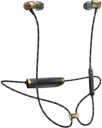House of Marley Uplift 2 Wireless In-Ear Bluetooth Earbuds - Black - EMJE103SB