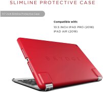 Brydge Slimline Case for iPad Pro 10.5 Red - BRYPC80A6 - Keyboard only - 3