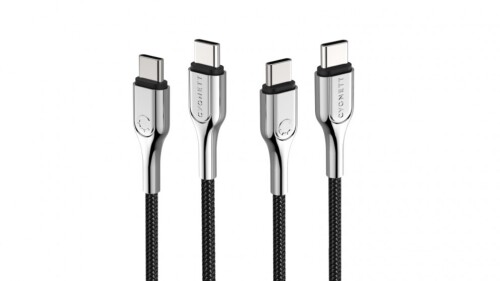 Cygnett 1m 100W Armoured 3.1 USB-C to USB-C Cable - BlackCY2675PCTYC