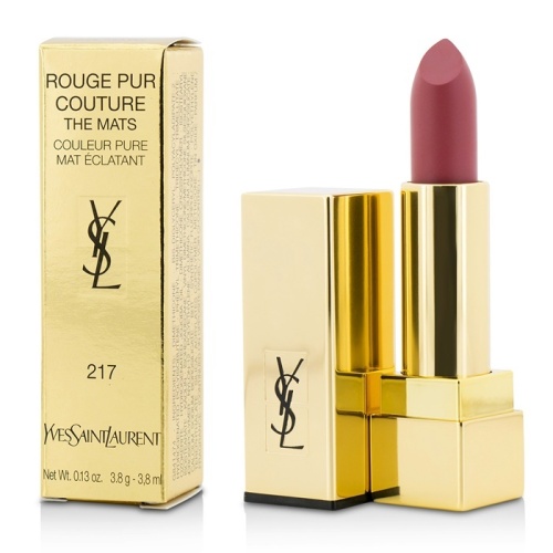 2 x YSL Number 217 Rouge Pur Couture Nude Trouble Lipstick and Number 1 x 72 Rouge Pur Couture Rouge Vinyl