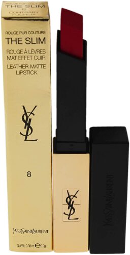 3 x YSL Number 8 The slim Rouge Levres Matte Contrary Fuchsia Lipstick