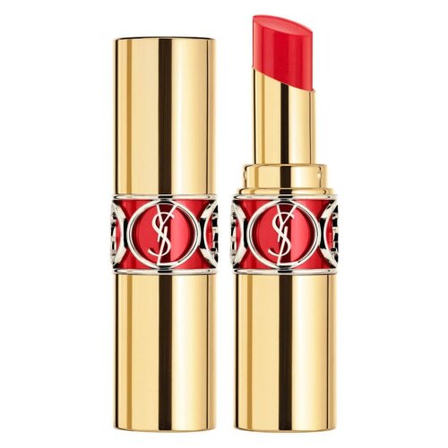 2 x YSL Number 12 Rouge Volupte Shine oil-in-stick Corail Acrylic Lipstick and 1 xYSL Number 12 Matte stain Red Tribe Lipstick