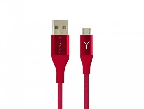 Brydge 1.2m Cable Micro-USB to USB Red - BRYCC00B6P