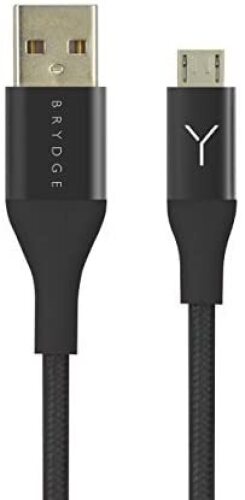 Brydge 1.2m Cable Micro-USB to USB Black - BRYCC00B5P